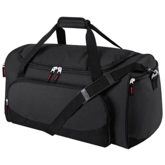 Other - Gym Bag Men 55L Black Durable Large Duffle Bag for Travel Workout